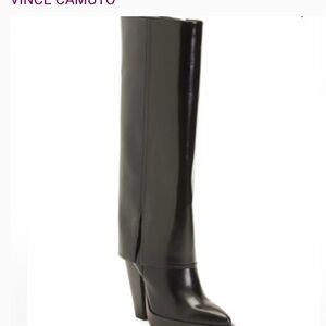 Vince Camuto Sleek Black Heeled Boots
